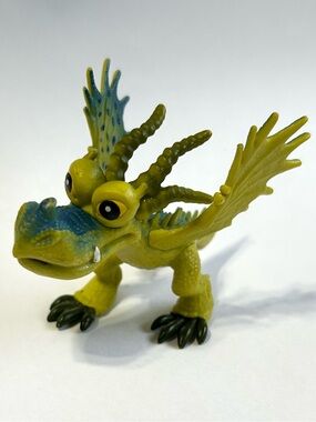 How to Train Your Dragon Racing Hookfang 2013 Rare Lime Green Spin Master